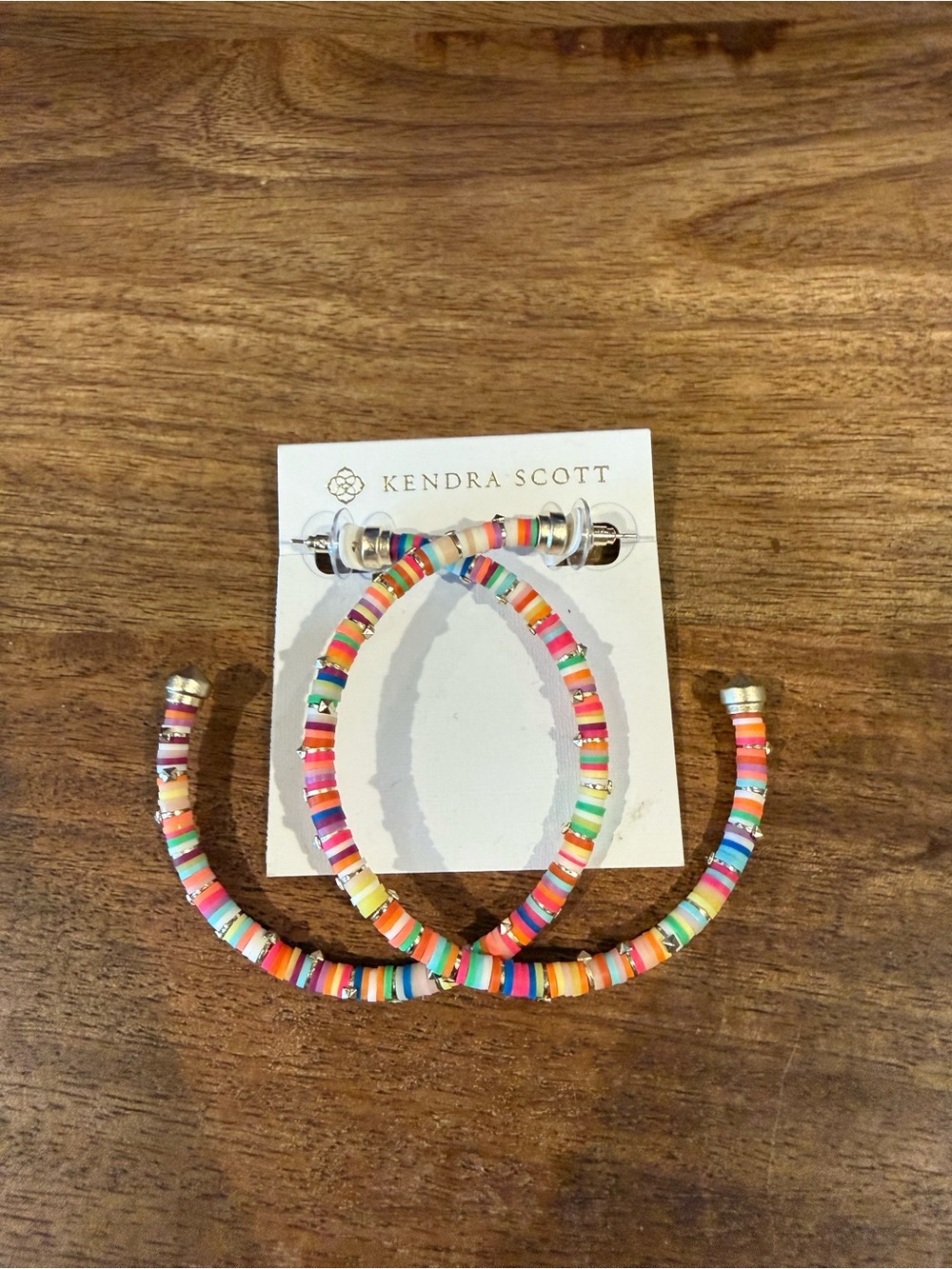 Kendra Scott Reece Hoop Earrings In Bright Mix Larger